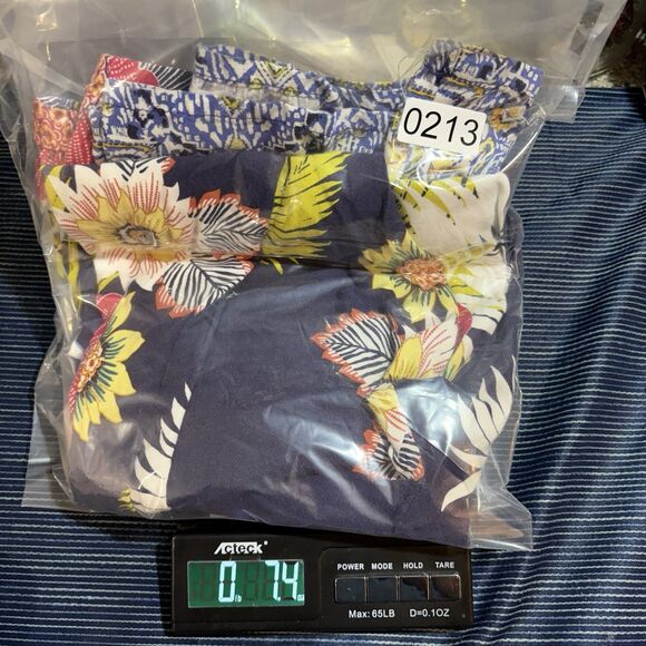 Melissa Paige Pants Womens XL Floral Wide Leg Boho Resort Stretch Comfort - Picture 15 of 15